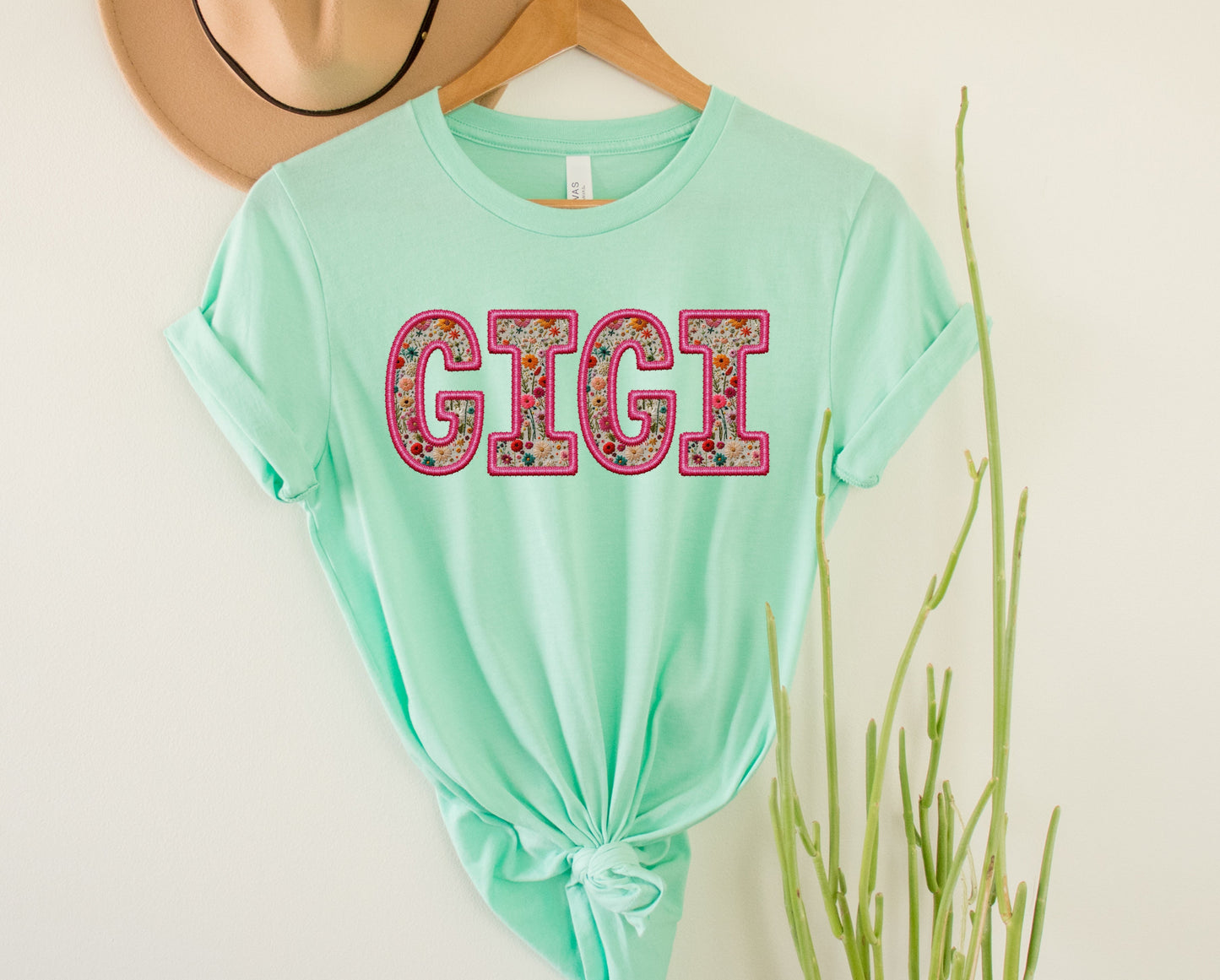Gigi Embroidery Graphic Tee