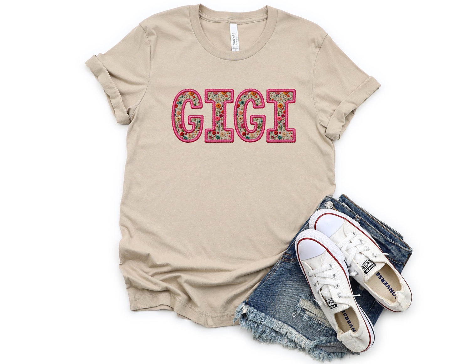 Gigi Embroidery Graphic Tee