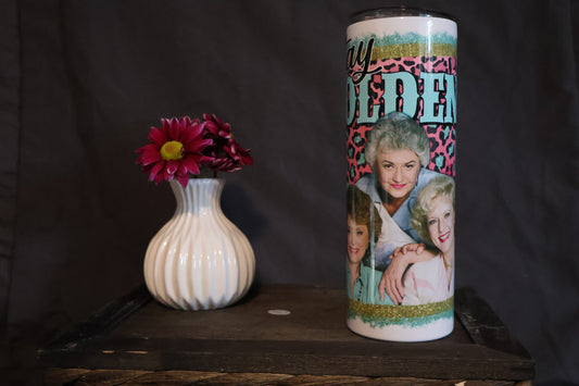 Stay Golden 20oz Skinny Tumbler