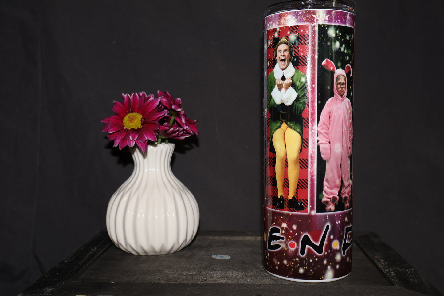 Friends Red Holiday Tumbler
