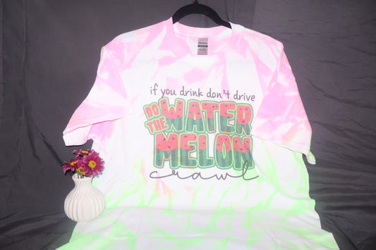 Watermelon Crawl Tie-Dye Tee