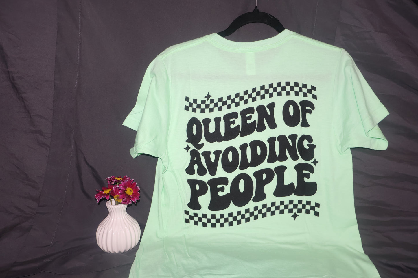Queen of Avoiding People Tee
