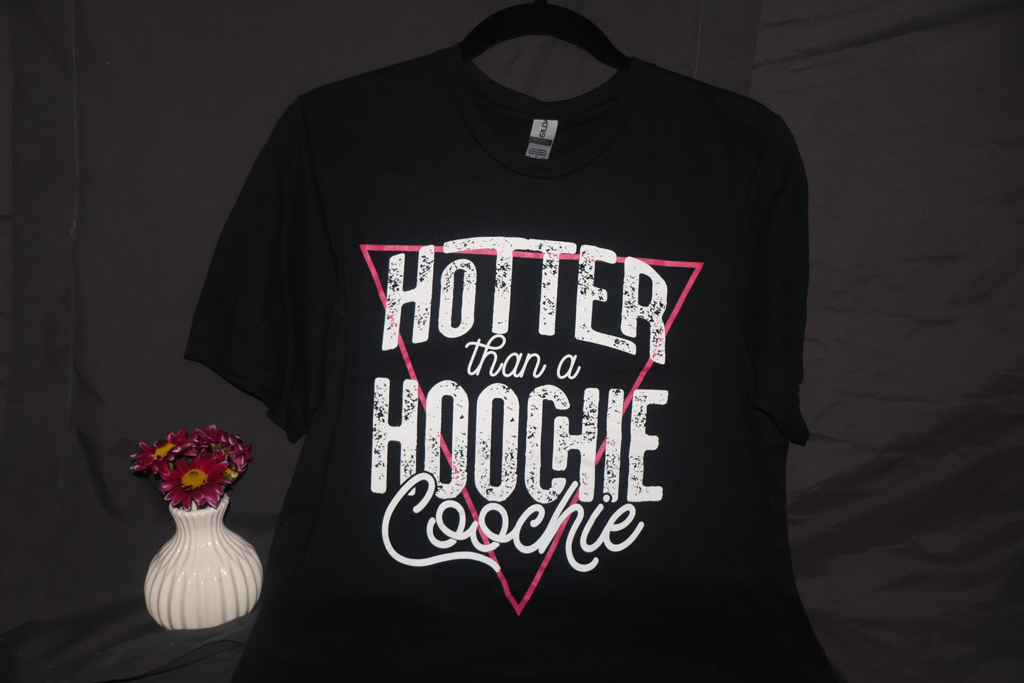 Black Hotter than a hoochie shirt