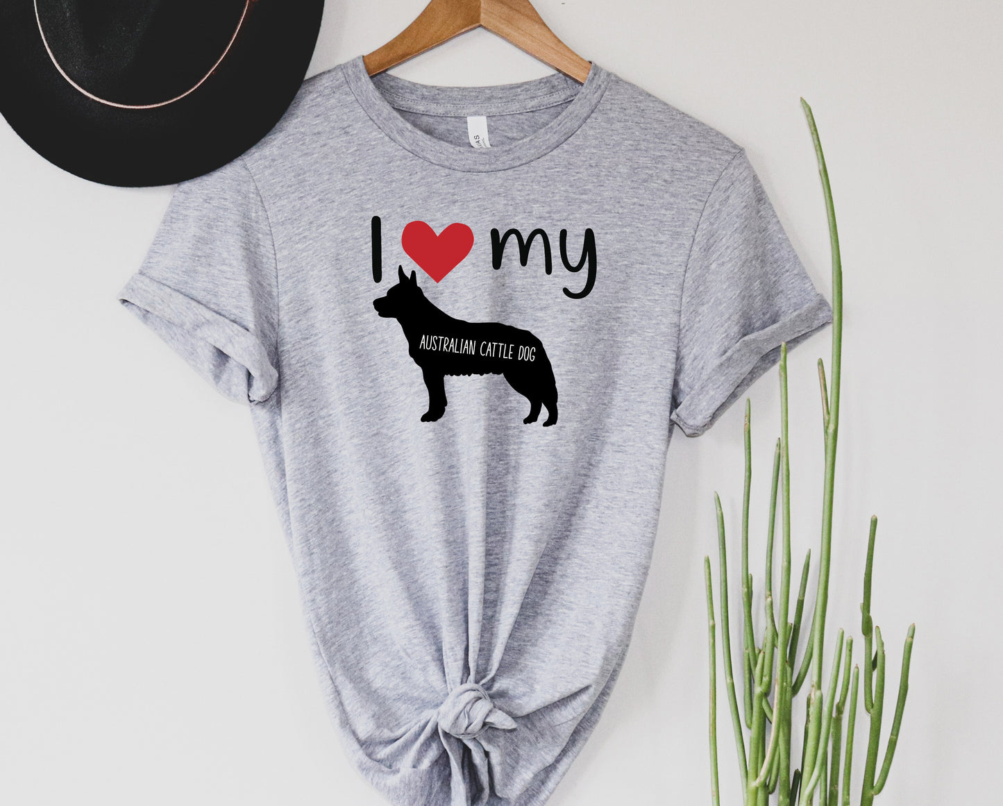 I Love My Australian Cattle Dog Graphic Tee