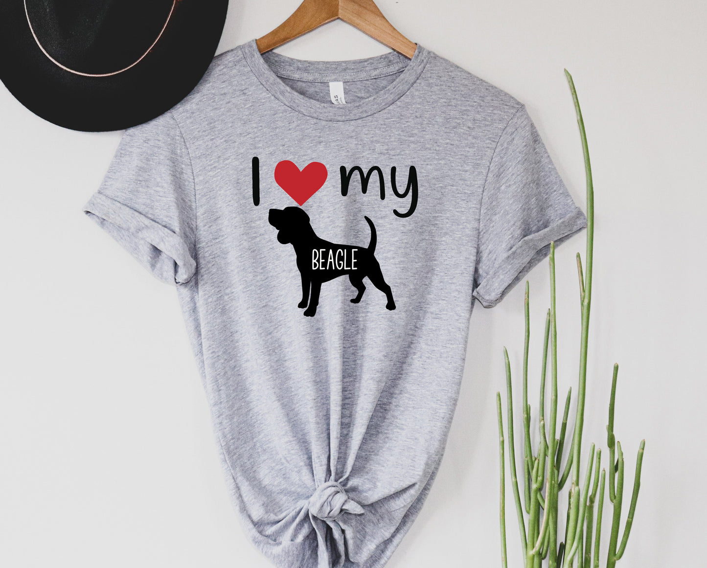 I Love my Beagle Graphic Tee