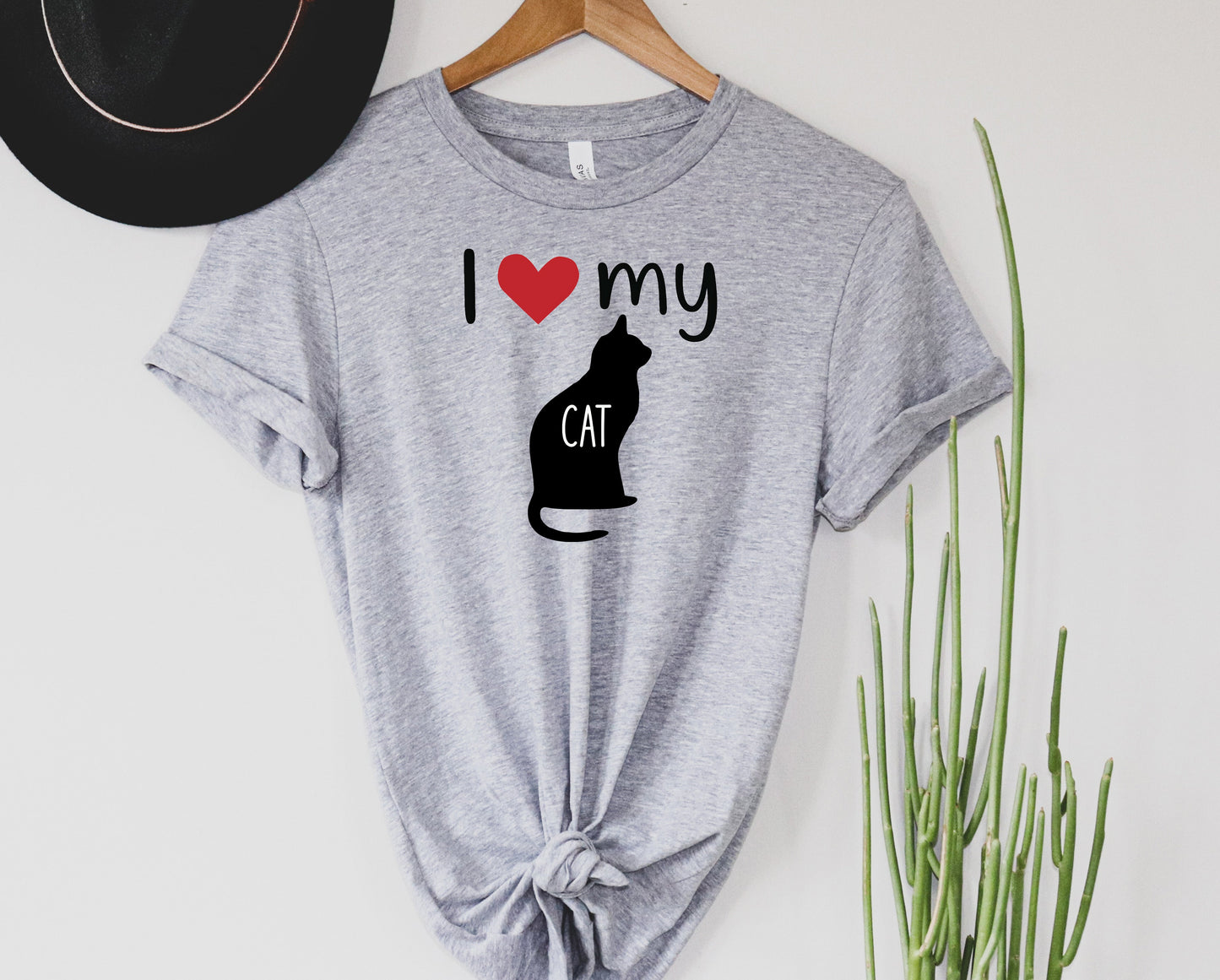 I Love my Cat Graphic Tee