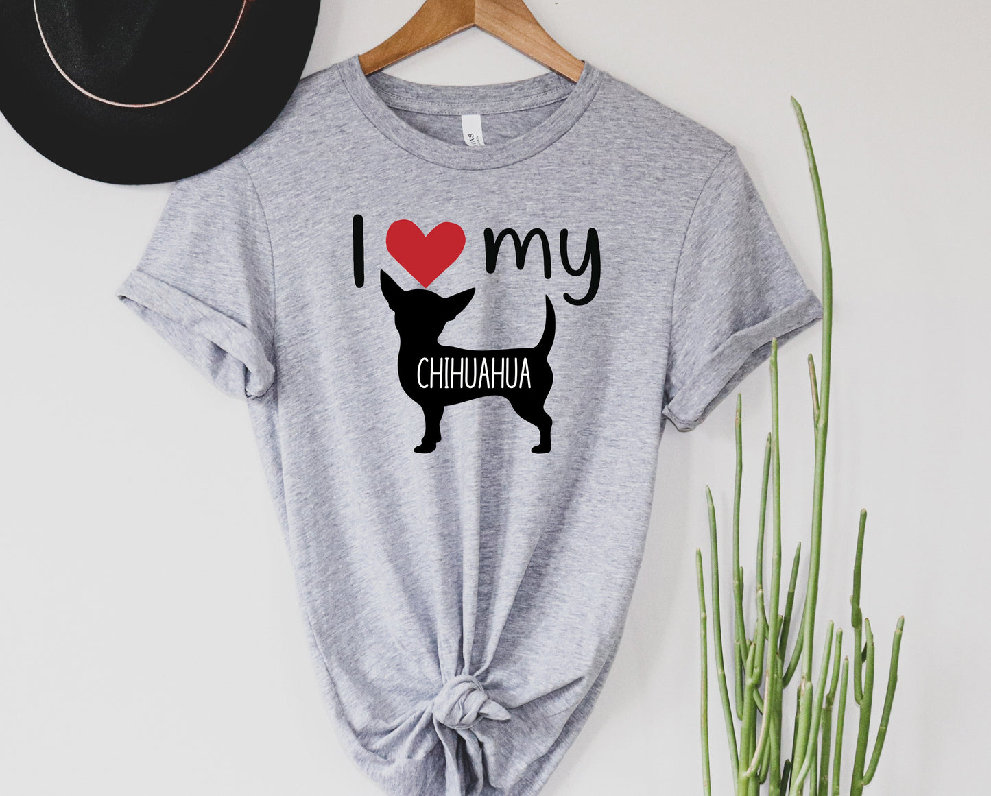 I Love My Chihuahua Graphic Tee