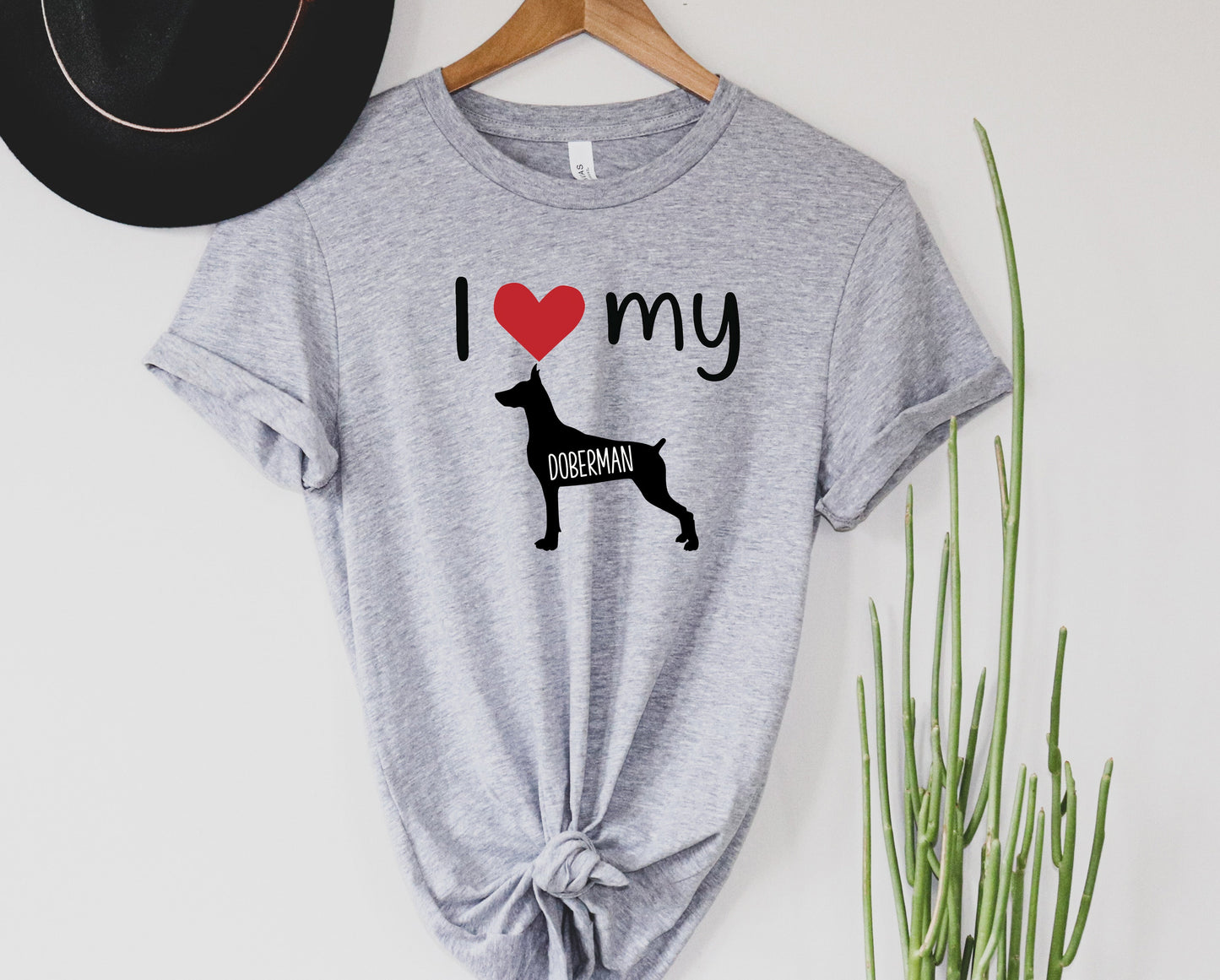 I Love my Doberman Graphic Tee