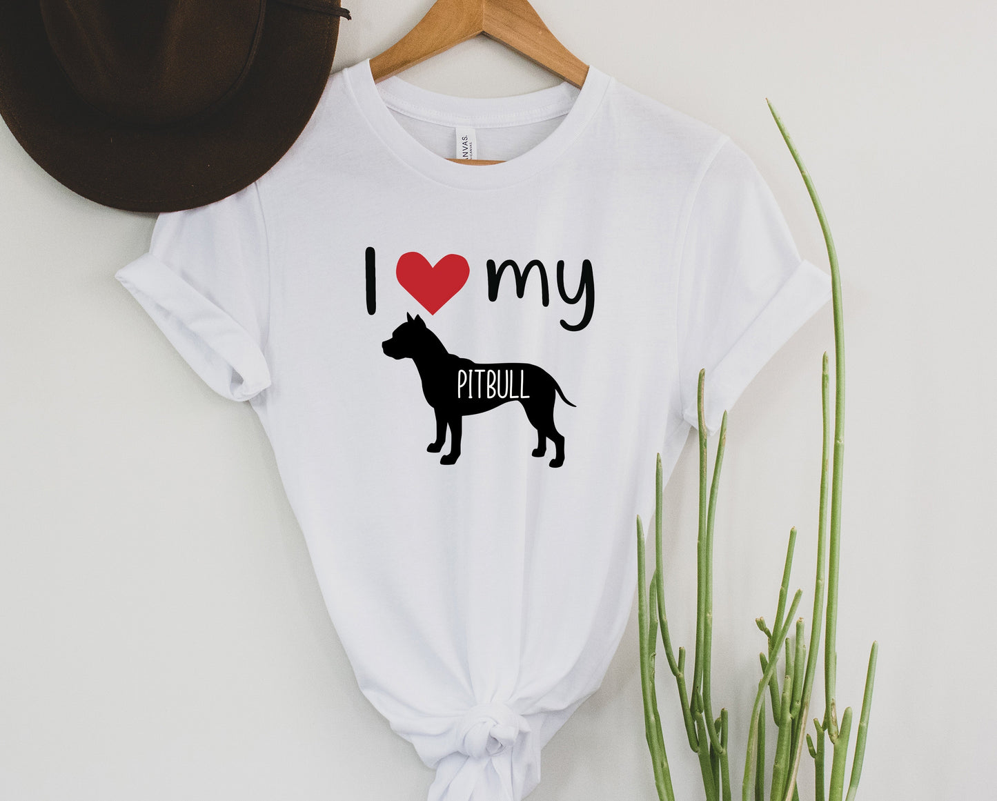I Love my Pitbull Graphic Tee