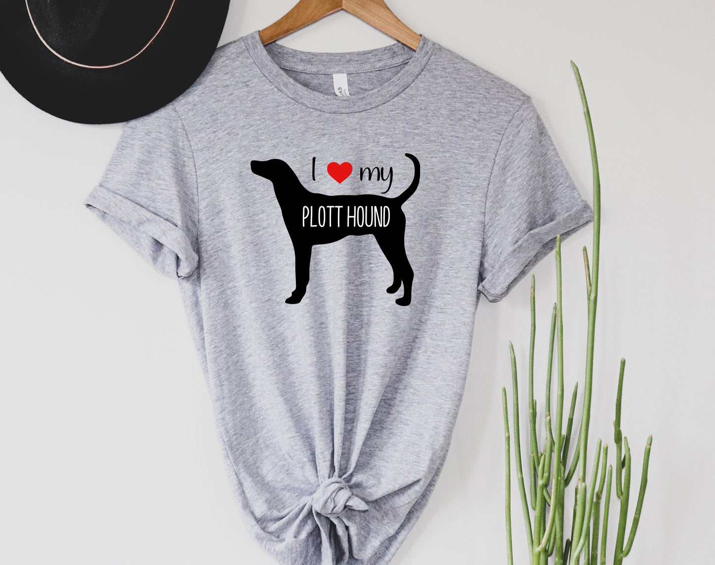 I Love my Plott Hound Graphic Tee