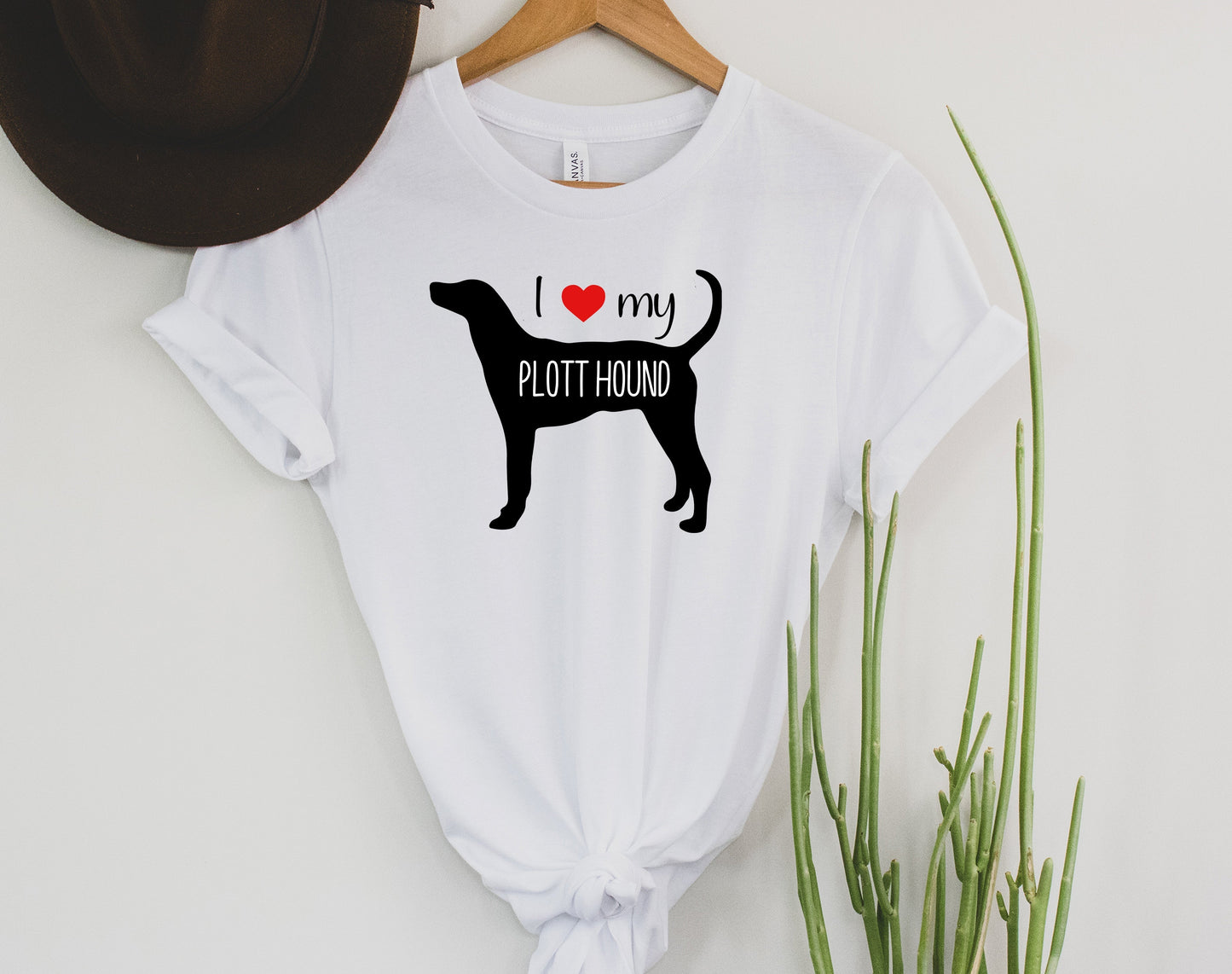 I Love my Plott Hound Graphic Tee
