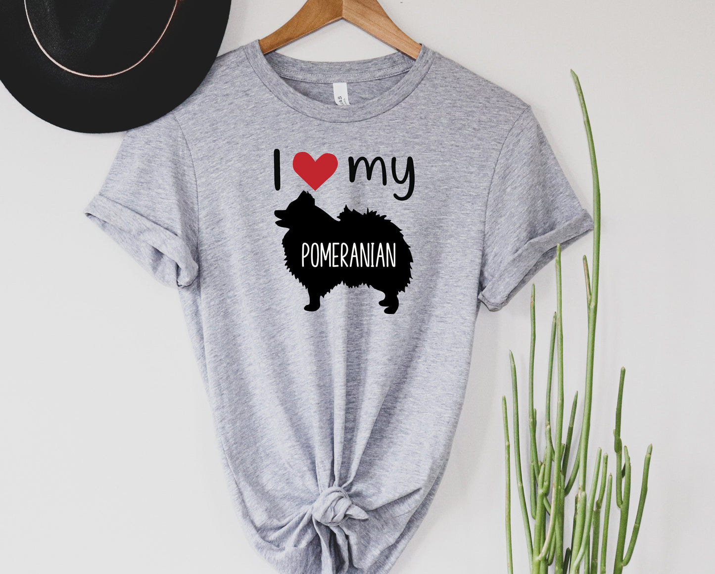 I Love My Pomeranian Graphic Tee