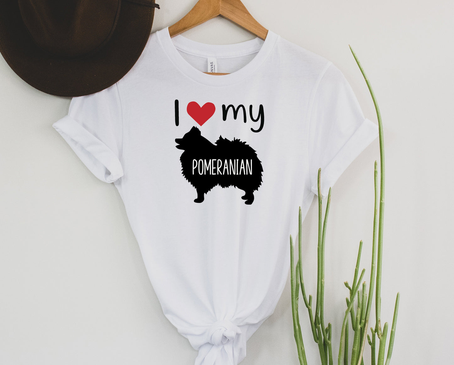 I Love My Pomeranian Graphic Tee