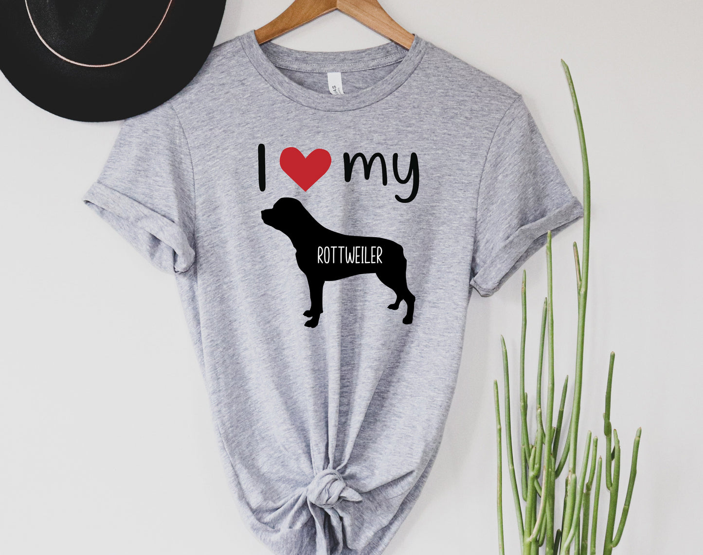 I Love my Rotweiler Graphic Tee