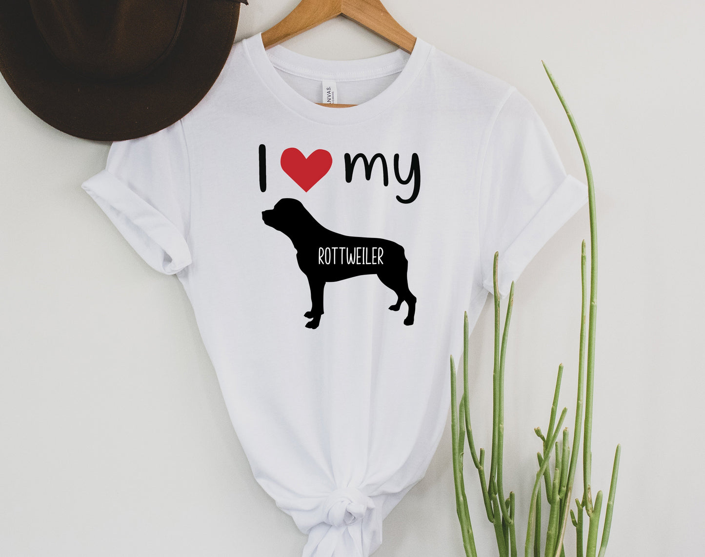 I Love my Rotweiler Graphic Tee