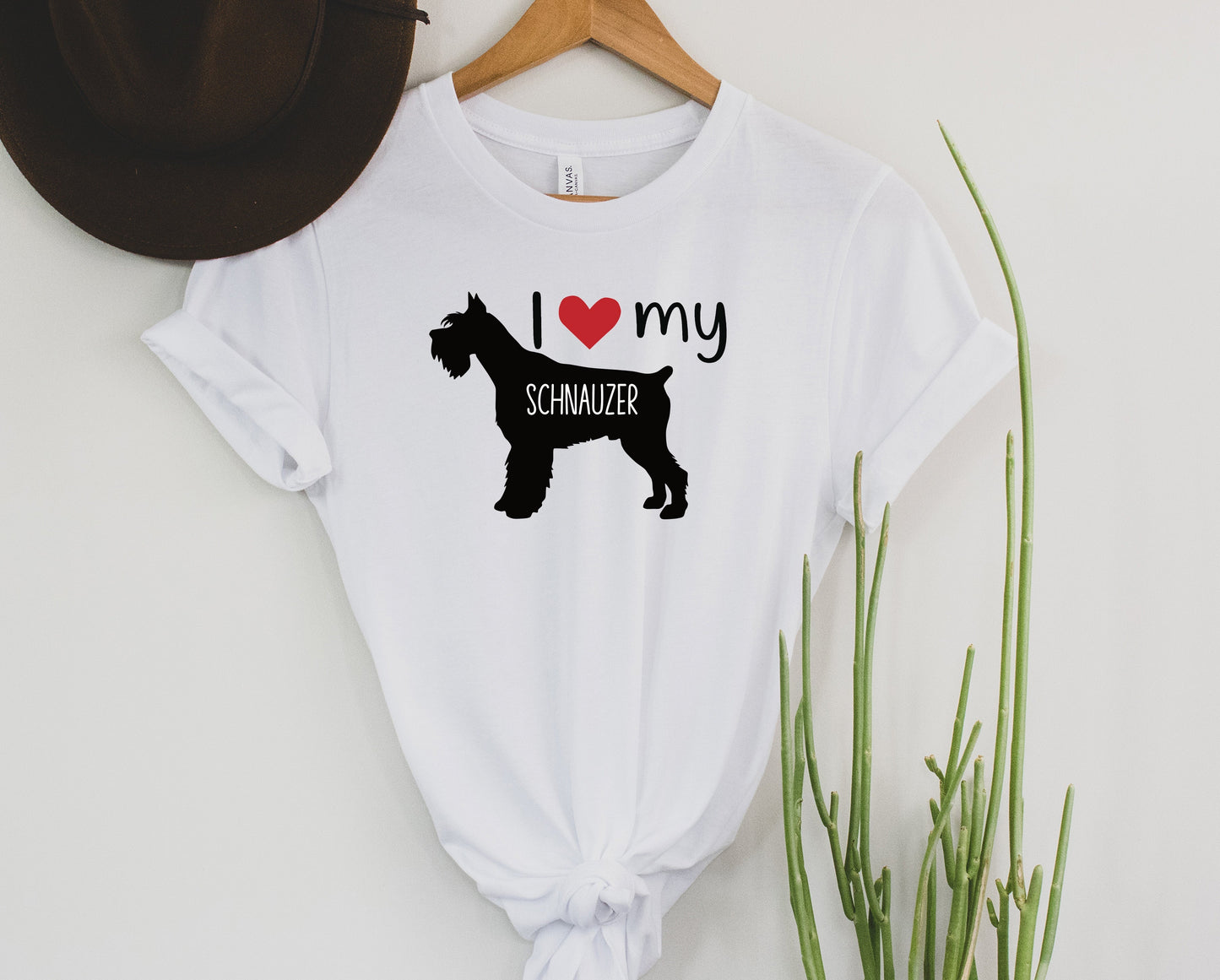 I Love my Schnauzer Graphic Tee