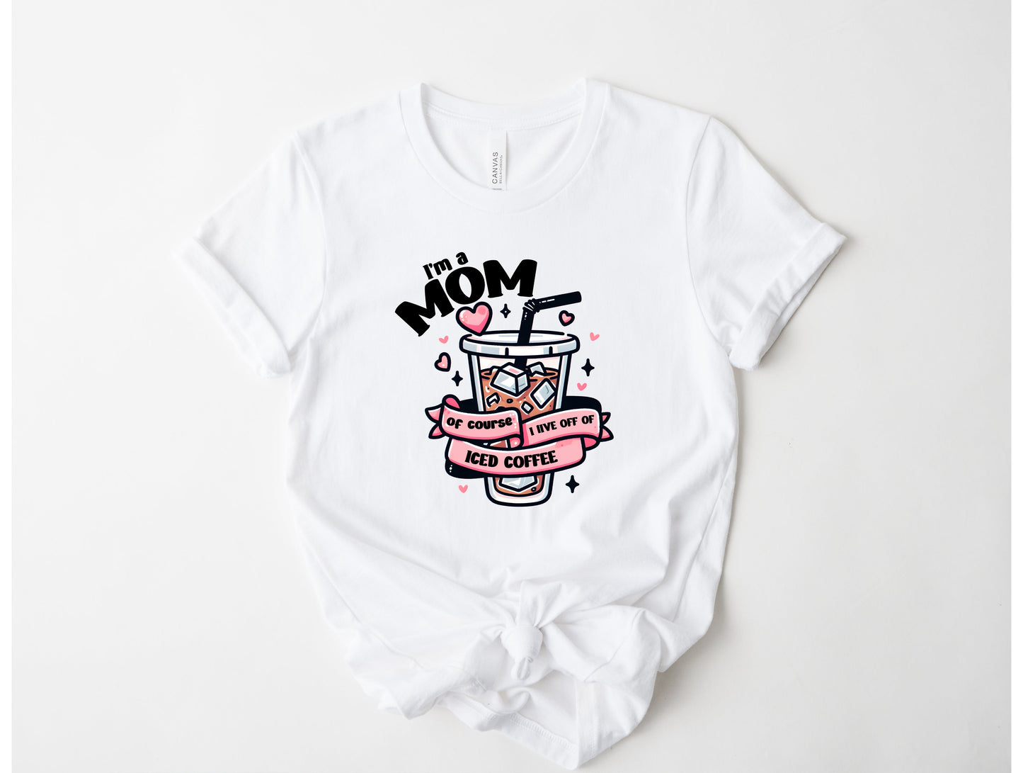 Live off of Iced Coffee Graphic Tee