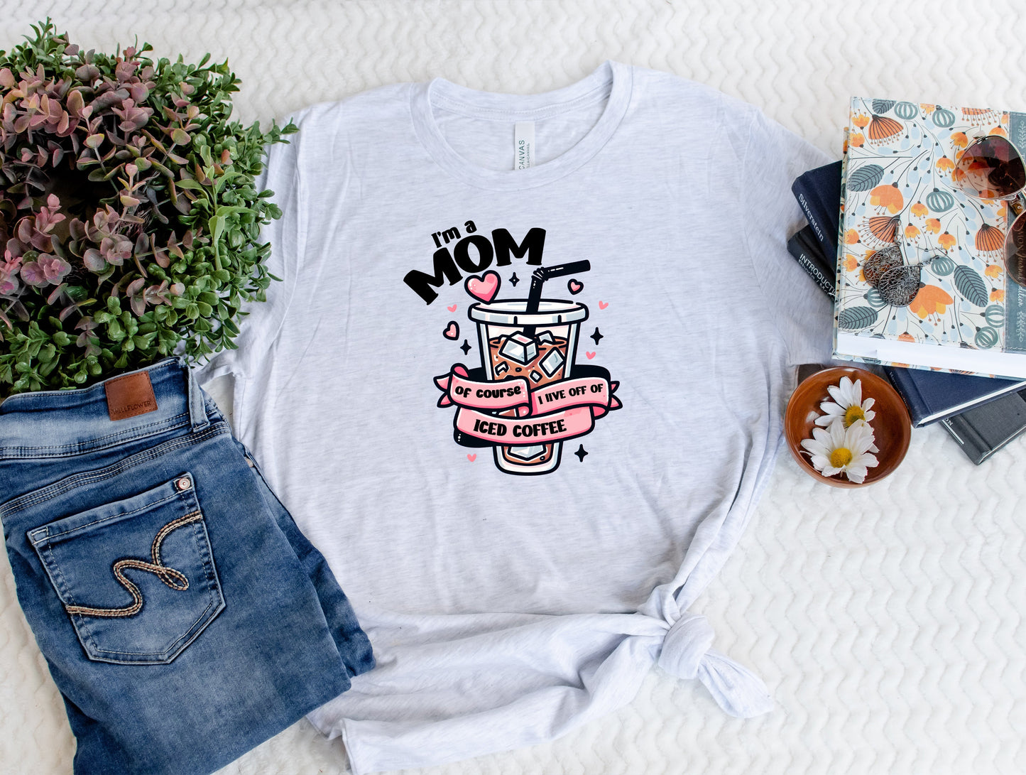 Live off of Iced Coffee Graphic Tee