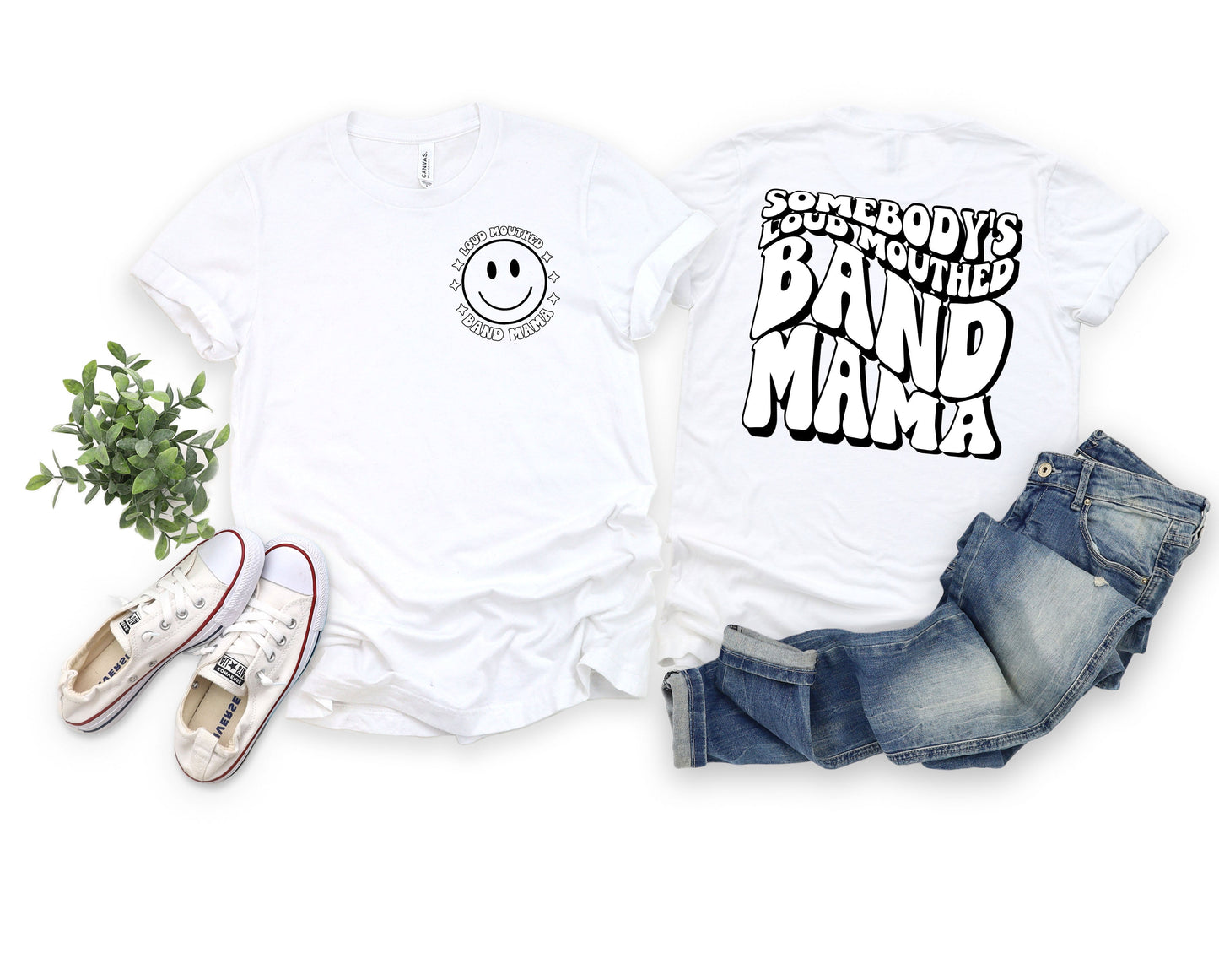 Loud Mouthed BAND Mama Graphic Tee