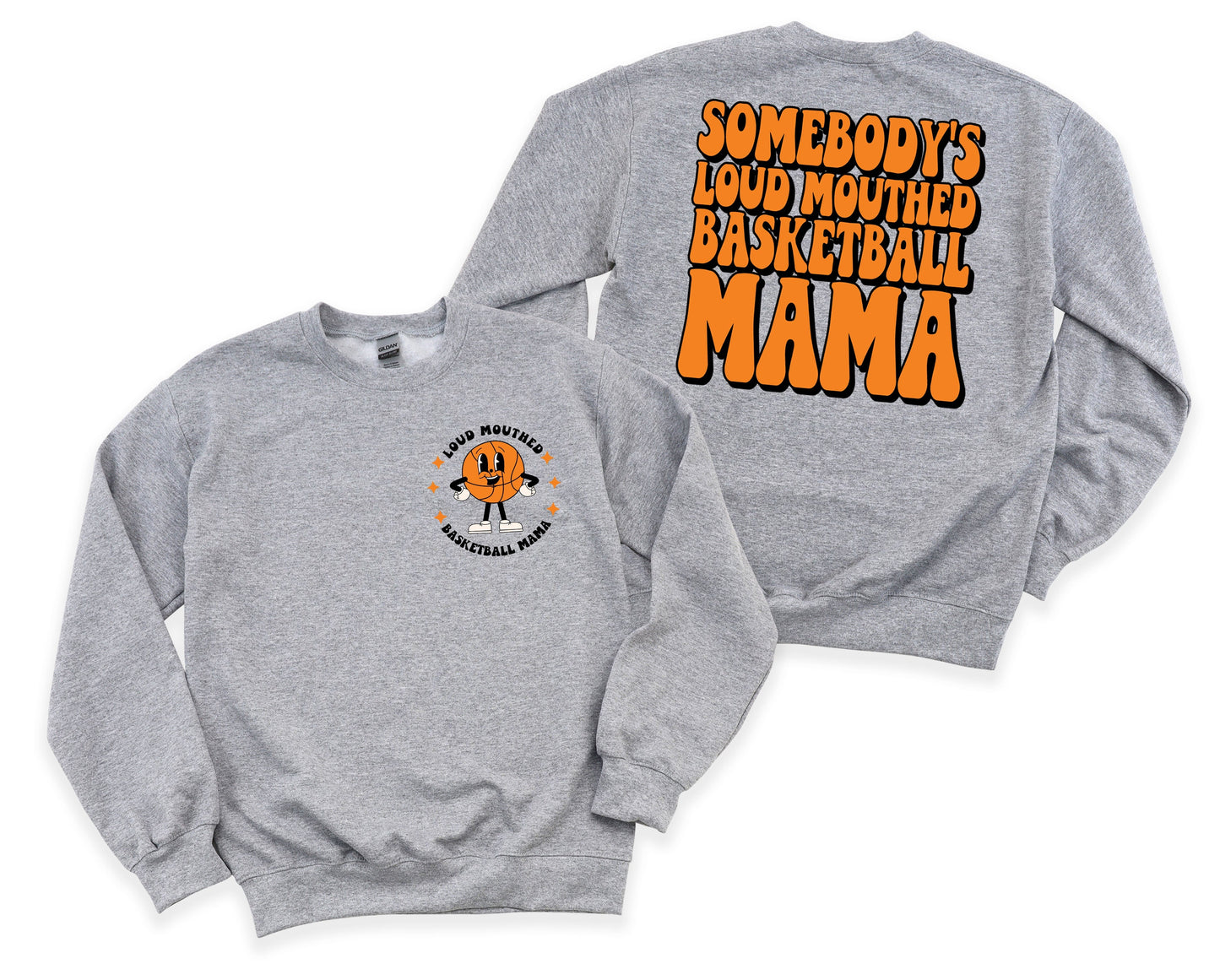 Loud Mouthed Basketball Mama Graphic Tee