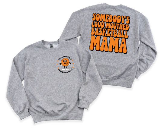 Loud Mouthed Basketball Mama Graphic Tee