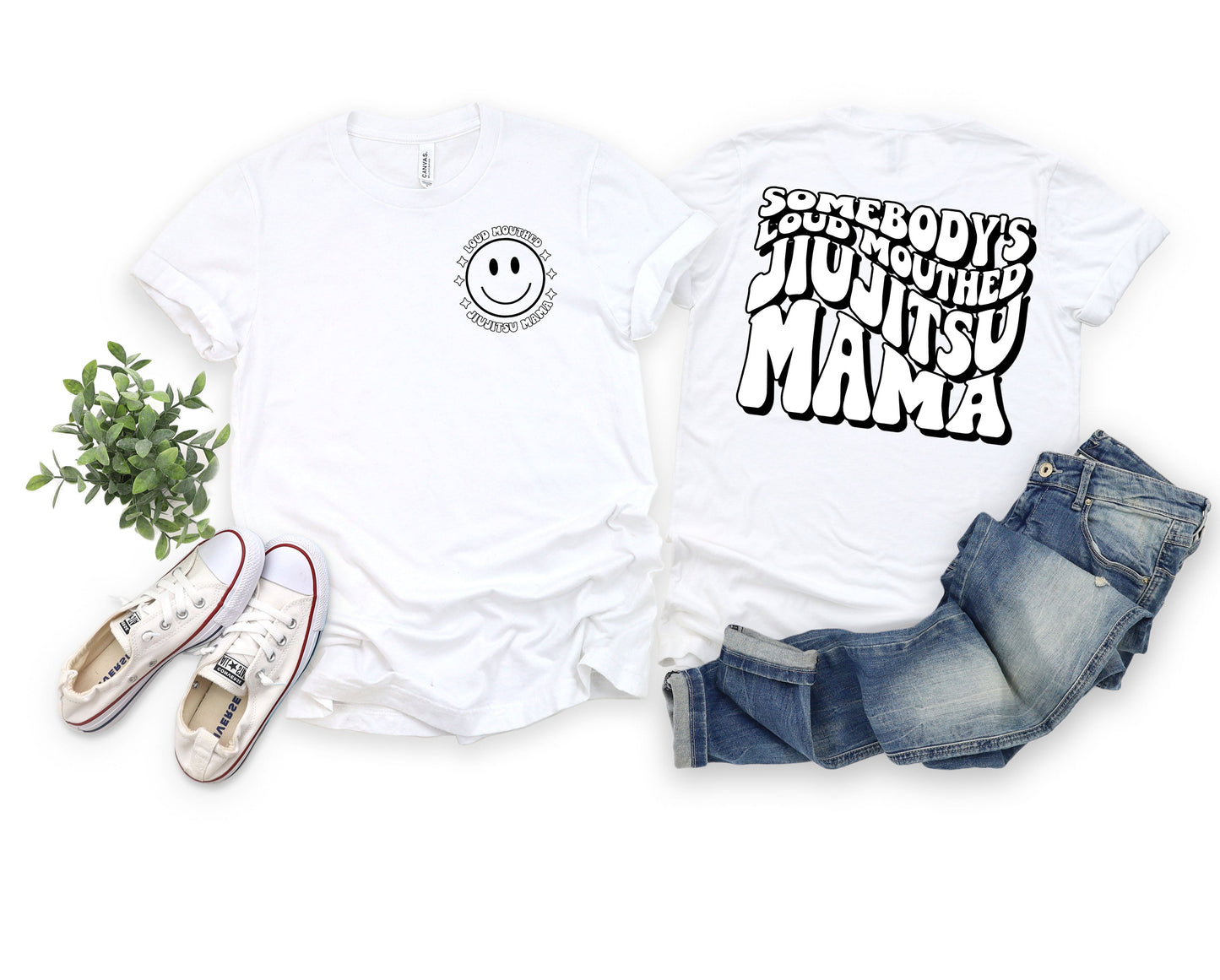 Loud Mouthed JIUJITSU Mama Graphic Tee