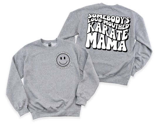 Loud Mouthed Karate Mama Graphic Tee