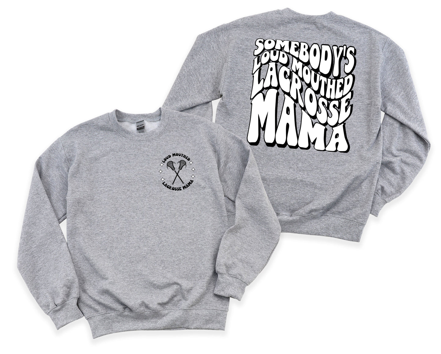 Loud Mouthed Lacrosse Mama Graphic Tee
