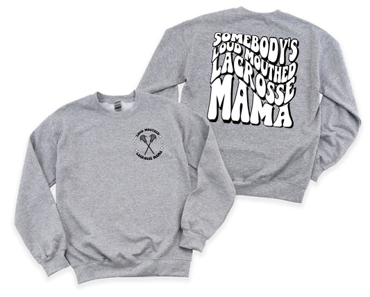 Loud Mouthed Lacrosse Mama Graphic Tee