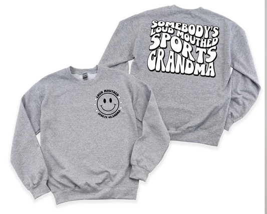 Loud Mouthed Sports Grandma Graphic Tee