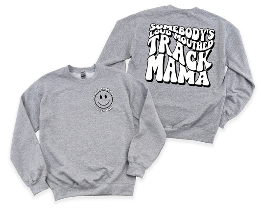 Loud Mouthed Track Mama Graphic Tee