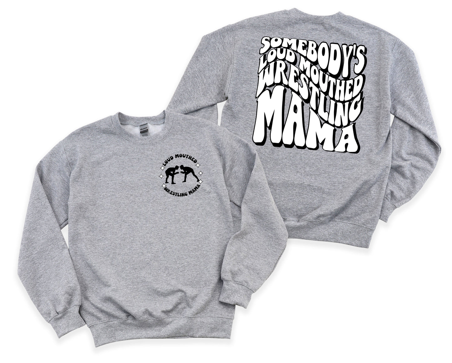 Loud Mouthed Wrestling Mama Graphic Tee
