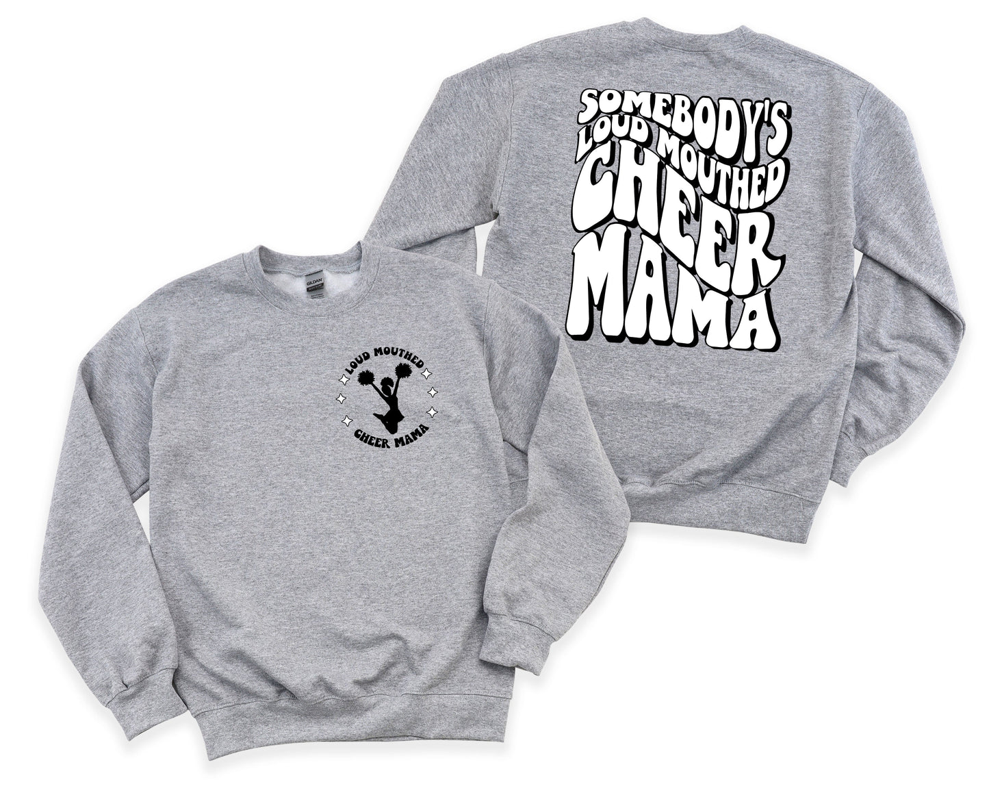 Loud Mouthed Cheer Mama Graphic Tee