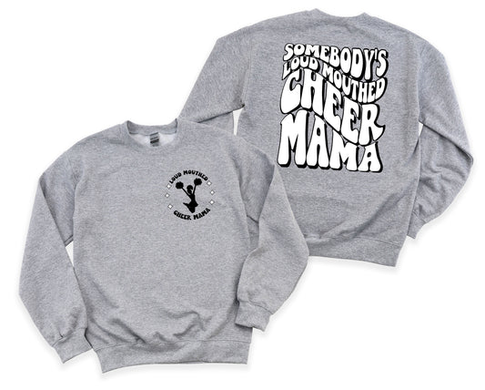 Loud Mouthed Cheer Mama Graphic Tee