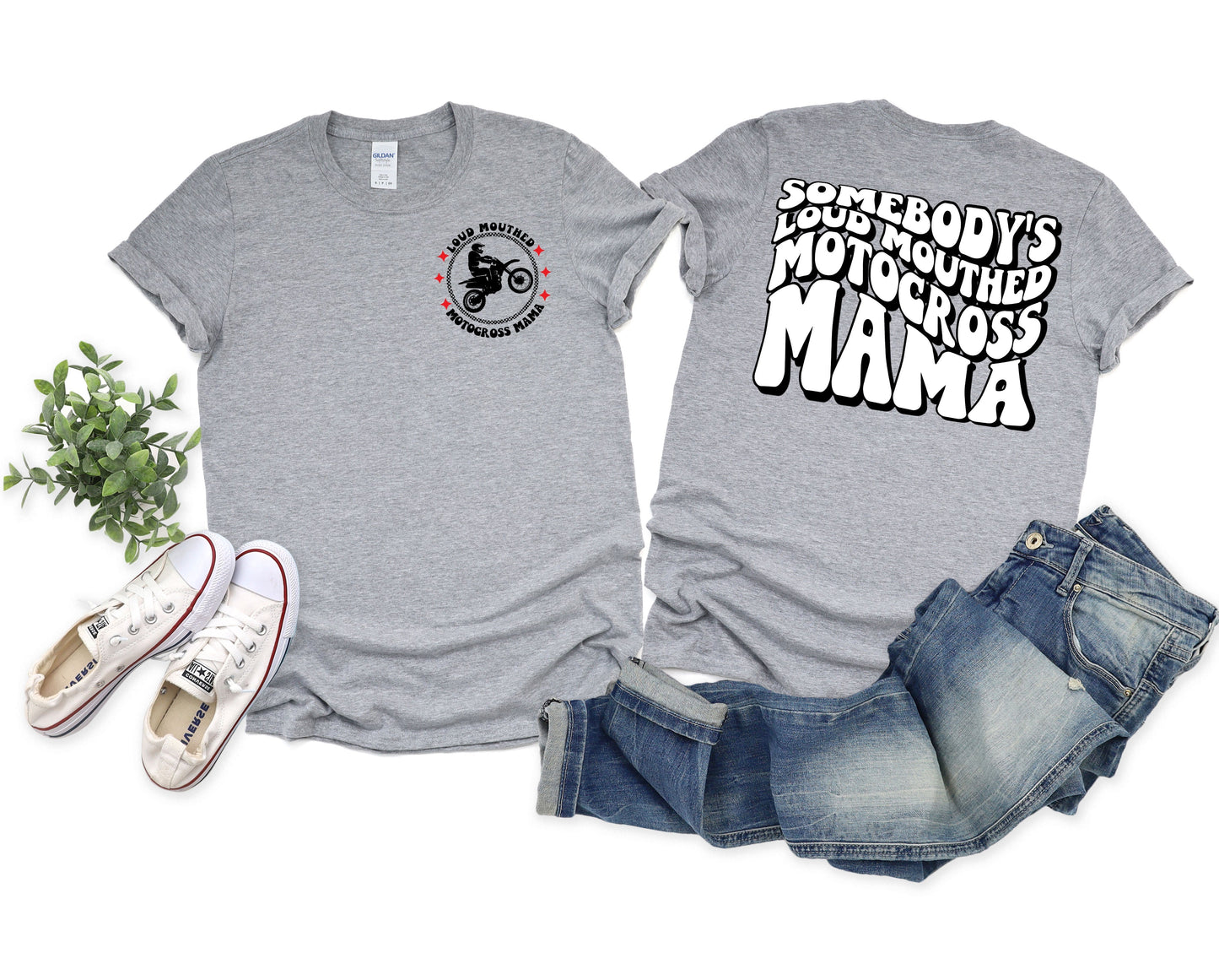 Loud Mouthed MOTOSCROSS Mama Graphic Tee