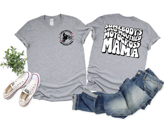 Loud Mouthed MOTOSCROSS Mama Graphic Tee