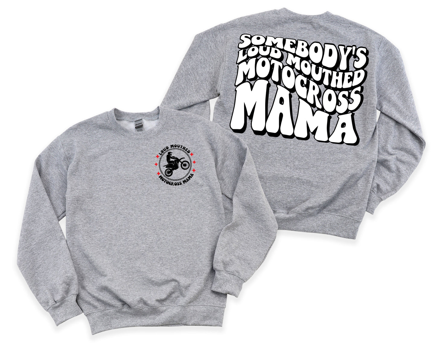 Loud Mouthed MOTOSCROSS Mama Graphic Tee