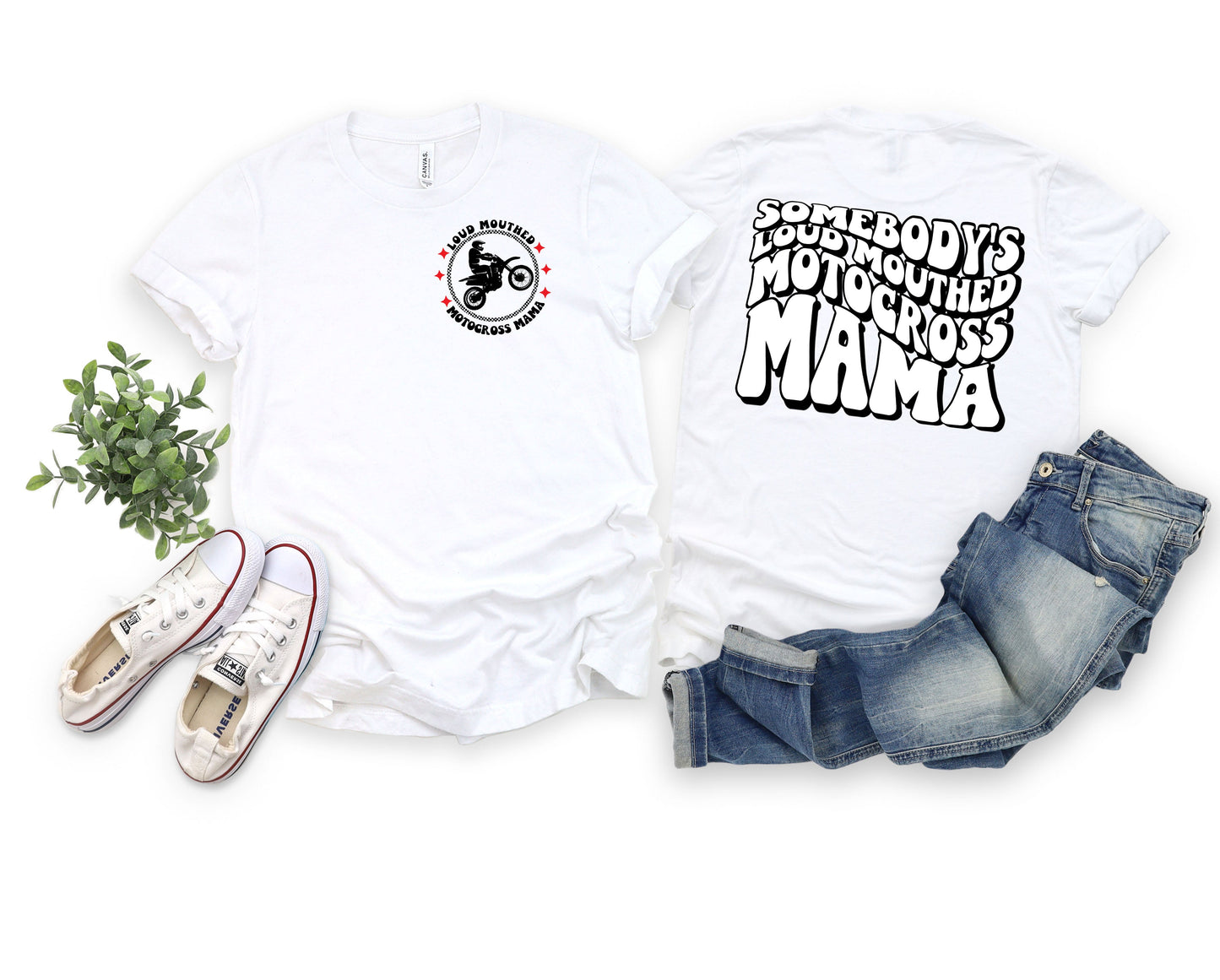 Loud Mouthed MOTOSCROSS Mama Graphic Tee