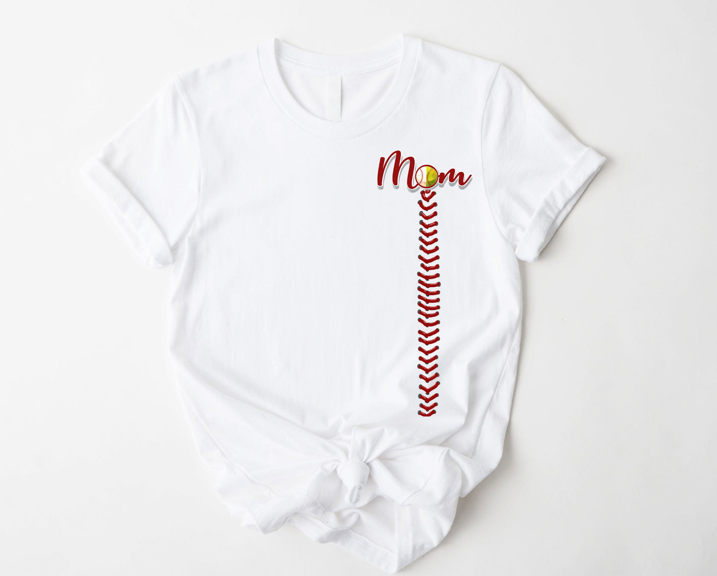 Mom softball baseball laces Graphic Tee