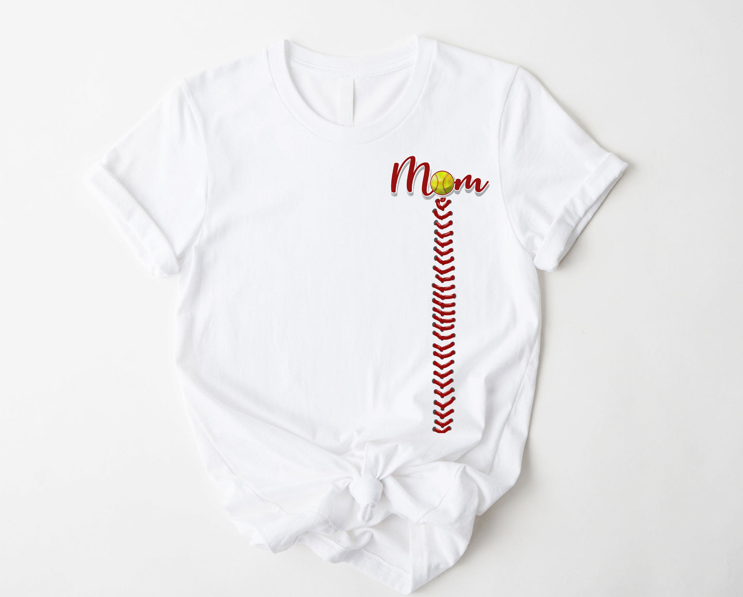 Mom softball laces Graphic Tee