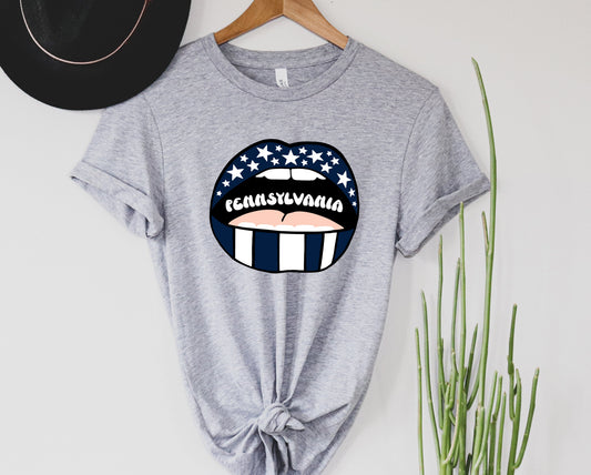 Pennsylvania Lips Graphic Tee