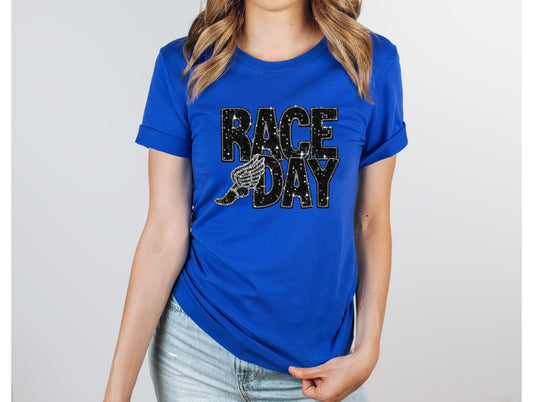 Track Bling Graphic Tee