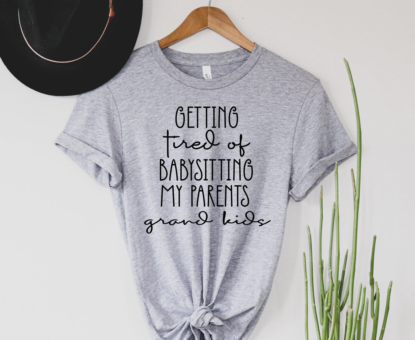 Tired of babysitting my parents grand kids Graphic Tee