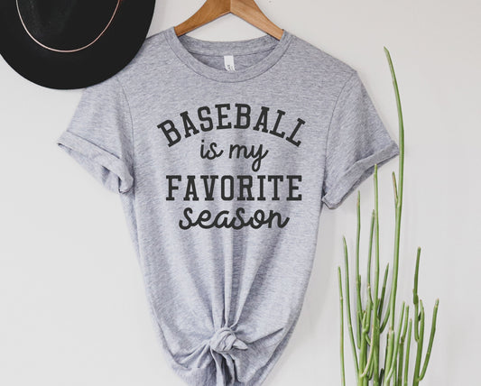 Baseball is my Favorite Season Graphic Tee