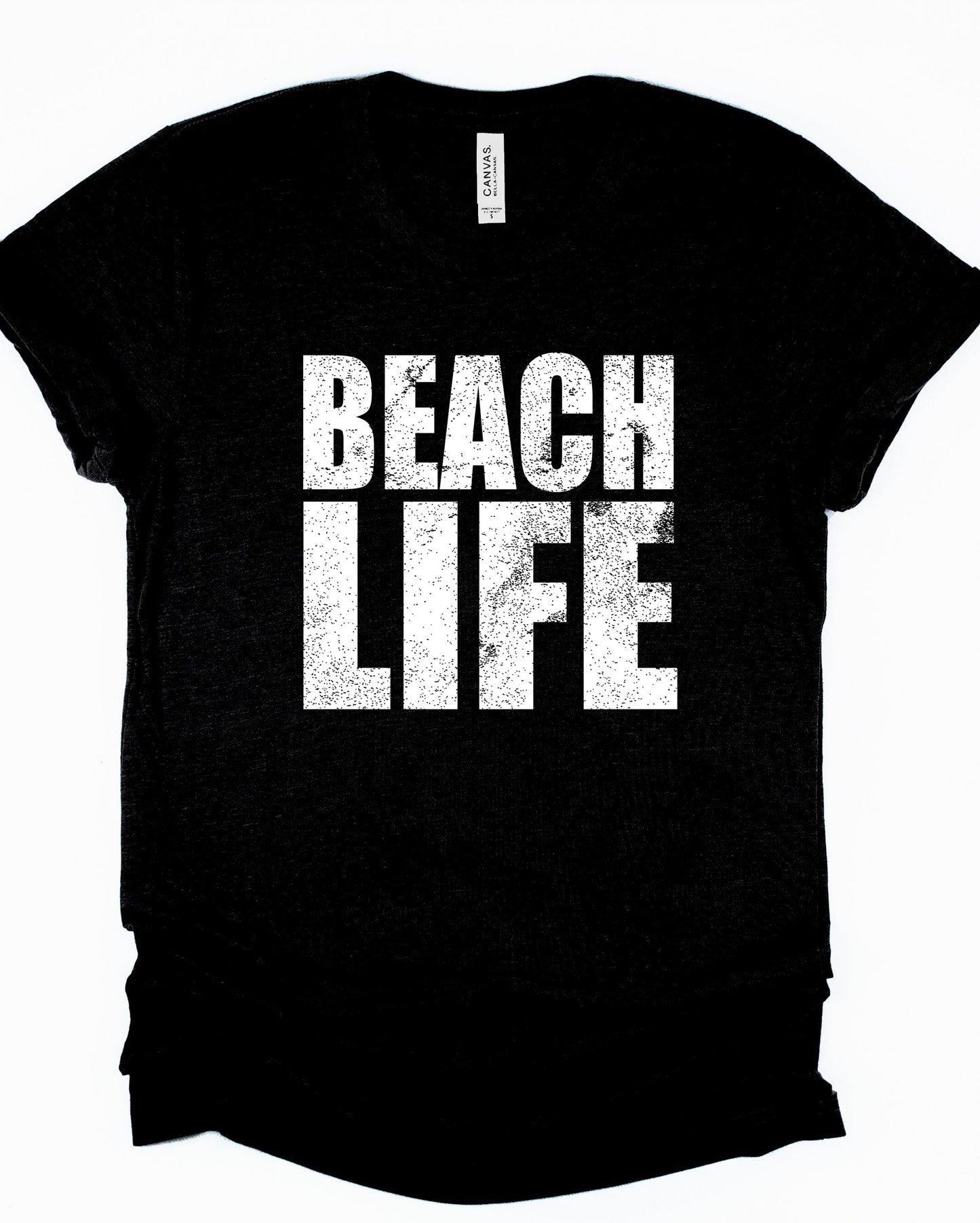 Beach Life Distressed Graphic Tee