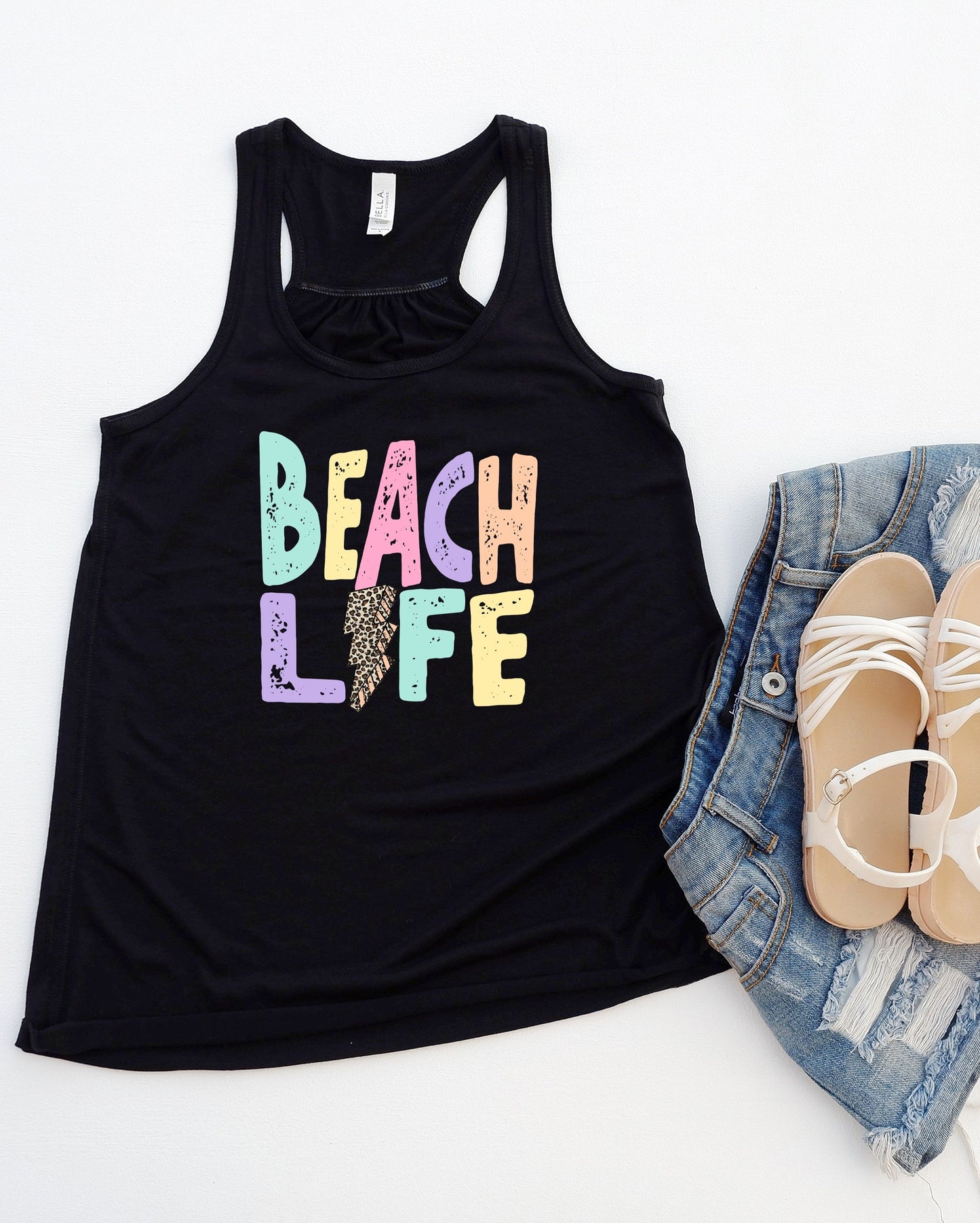 Beach Life lightening Graphic Tee