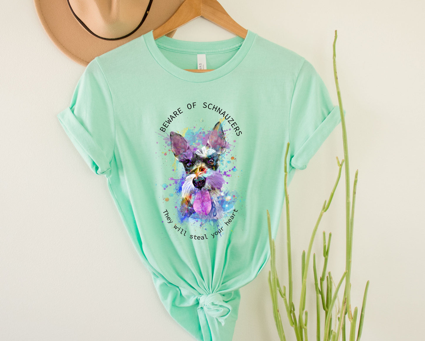 Beware of Schnauzers Graphic Tee