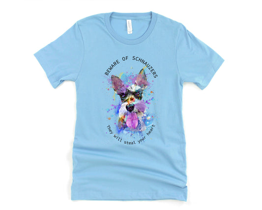 Beware of Schnauzers Graphic Tee