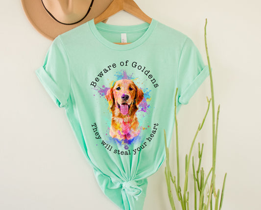 Beware of Goldens Graphic Tee