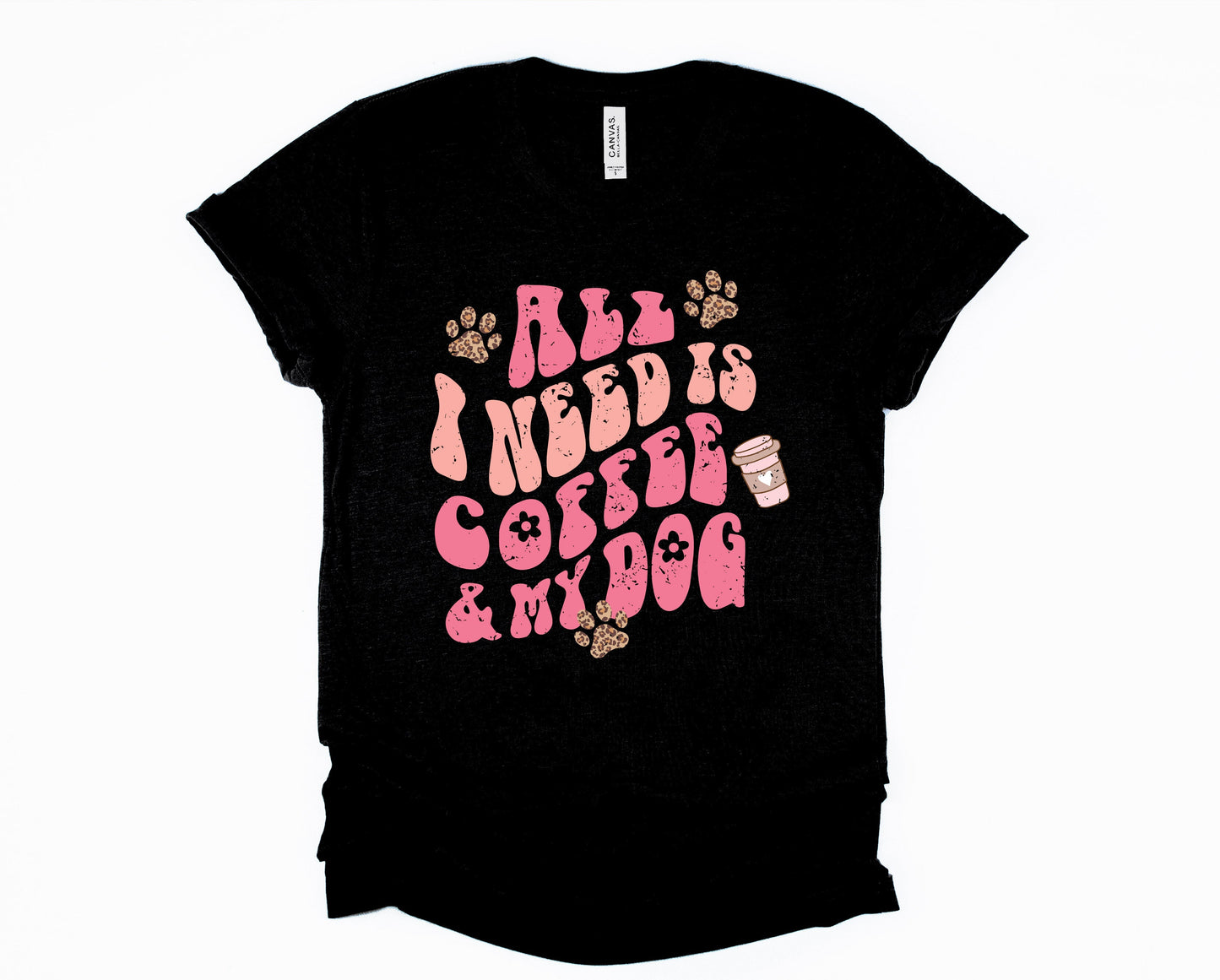 Coffee and my Dog Graphic Tee